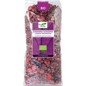 Żurawina słodzona cukrem trzcinowym BIO 1kg Bio Planet