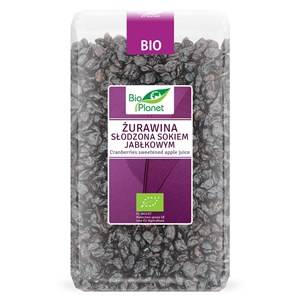 Żurawina słodzona sokiem jabłkowym BIO 1 kg - Bio Planet