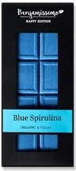  Czekolada wegańska Happy Edition niebieska spirulina Bio (60g) - Benjamissimo