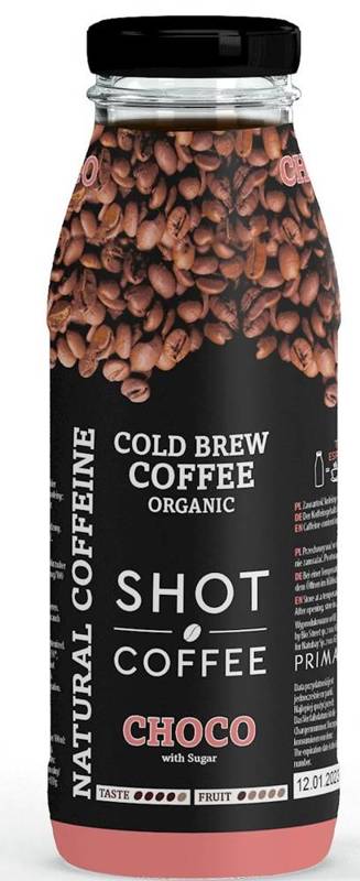  Kawa parzona na zimno cold brew o smaku czekoladowym BIO 175 ml - PRIMABIOTIC