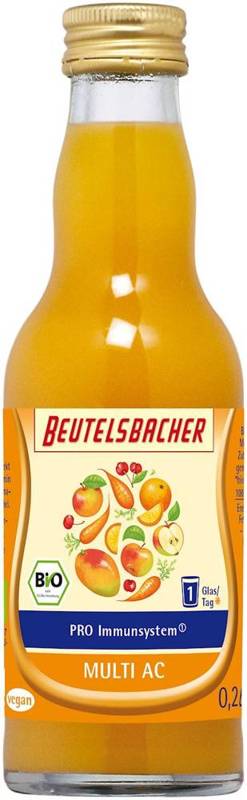  Shot owocowy jabłko - pomarańcza- mango z marchewką BIO 200 ml - BEUTELSBACHER