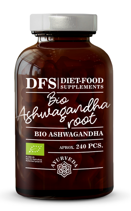 ASHWAGANDA BIO 240 TABLETEK 120 g (495 mg) -  DIET-FOOD