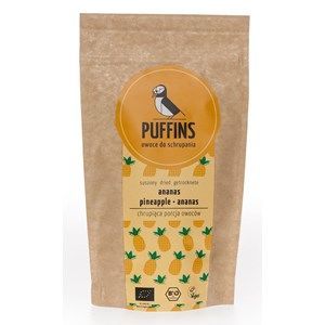 Ananas suszony BIO 40 g - PUFFINS