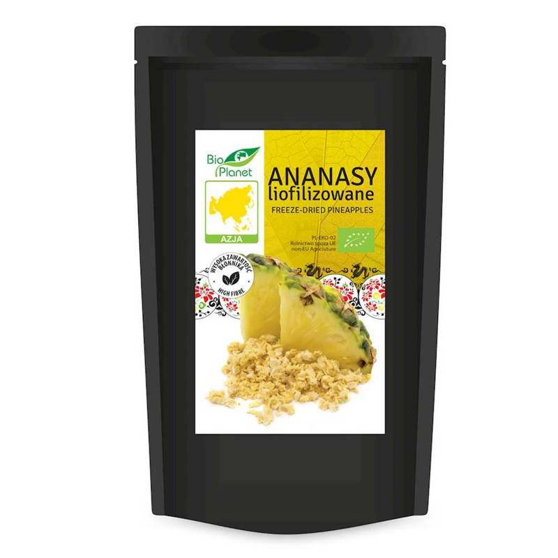 Ananasy liofilizowane Bio 30g - Bio Planet [OUTLET]
