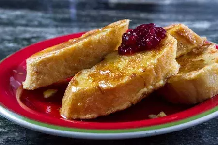 BIO Zestaw śniadaniowy na tosty francuskie z dżemem