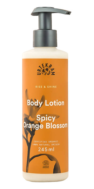 Balsam do ciała o pikantnym zapachu kwiatu pomarańczy BIO 245 ml - Urtekram