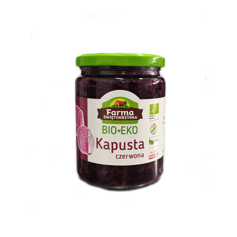 Bio kapusta czerwona 450g