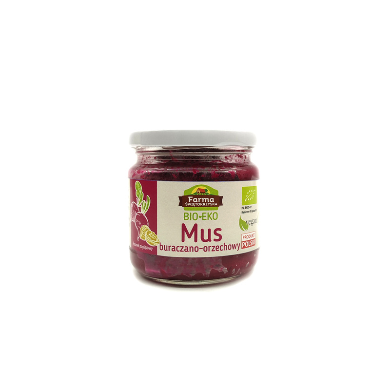 Bio mus buraczano orzechowy 160g