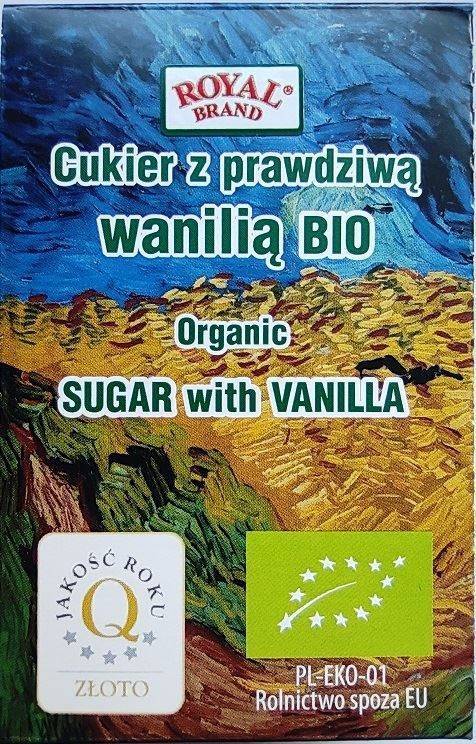 CUKIER WANILIOWY BIO 70 g - ROYAL BRAND