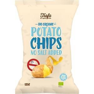 Chipsy ziemniaczane naturalne bez dodatku soli Bio 125g - Trafo
