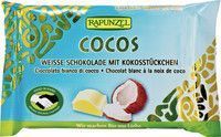 Czekolada biała z wiórkami kokosowymi BIO 100g - Rapunzel