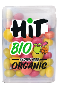 Drażetki o smaku owocowym bezglutenowe Bio 15g - Natu - Hit