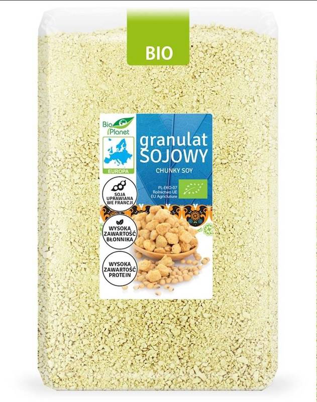 GRANULAT SOJOWY BIO 500 g - BIO PLANET