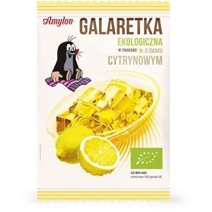 Galaretka o smaku cytrynowym Bio 40g - Amylon