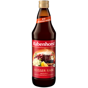 Grzaniec bezalkoholowy jabłko - czarny bez - miód BIO 750ml - Rabenhorst