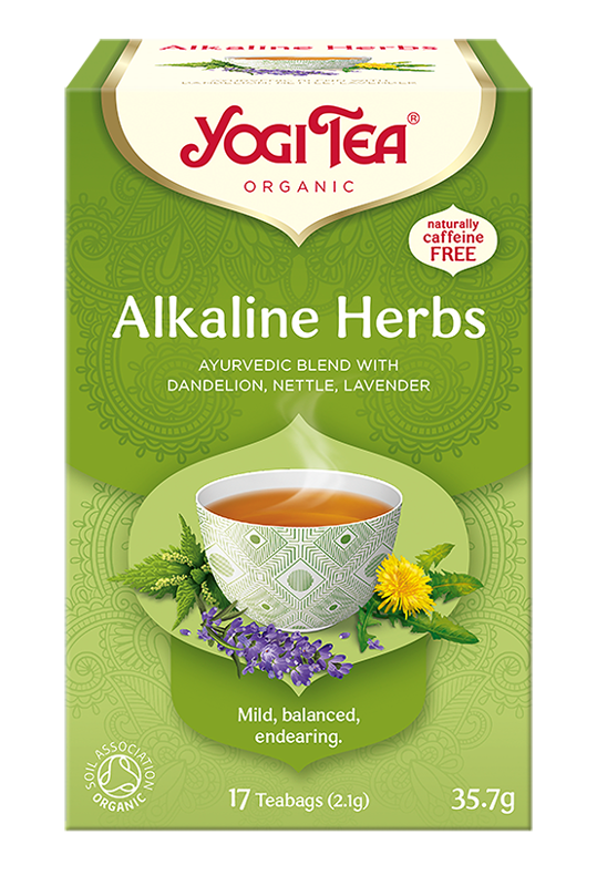 HERBATKA ZIOŁA ALKALICZNE (ALKALINE HERBS) BIO (17 x 2,1 g) 35,7 g - YOGI TEA