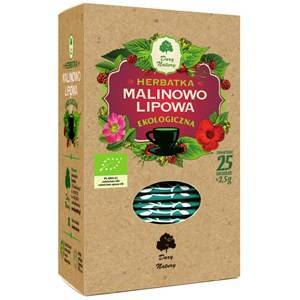 Herbata malinowo - lipowa BIO (25x2,5 g) - Dary Natury