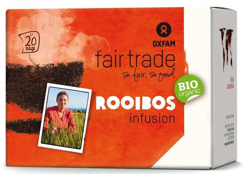 Herbata rooibos infusion Fair Trade  BIO (20x1,5 g ) - Oxfam