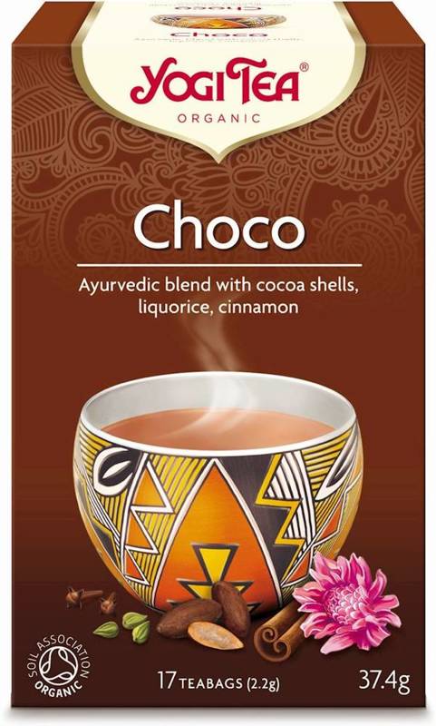 Herbatka czekoladowa z kakao (Choco) BIO (17 x 2,2 g) 37,4 g - YOGI TEA