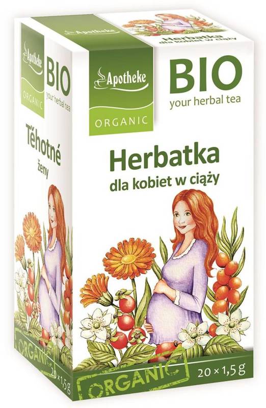 Herbatka dla  kobiet w ciąży Bio (20 x 1,5 g) 30 g - Apotheke