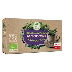 Herbatka jagodowa BIO (25x3g) -  Dary Natury