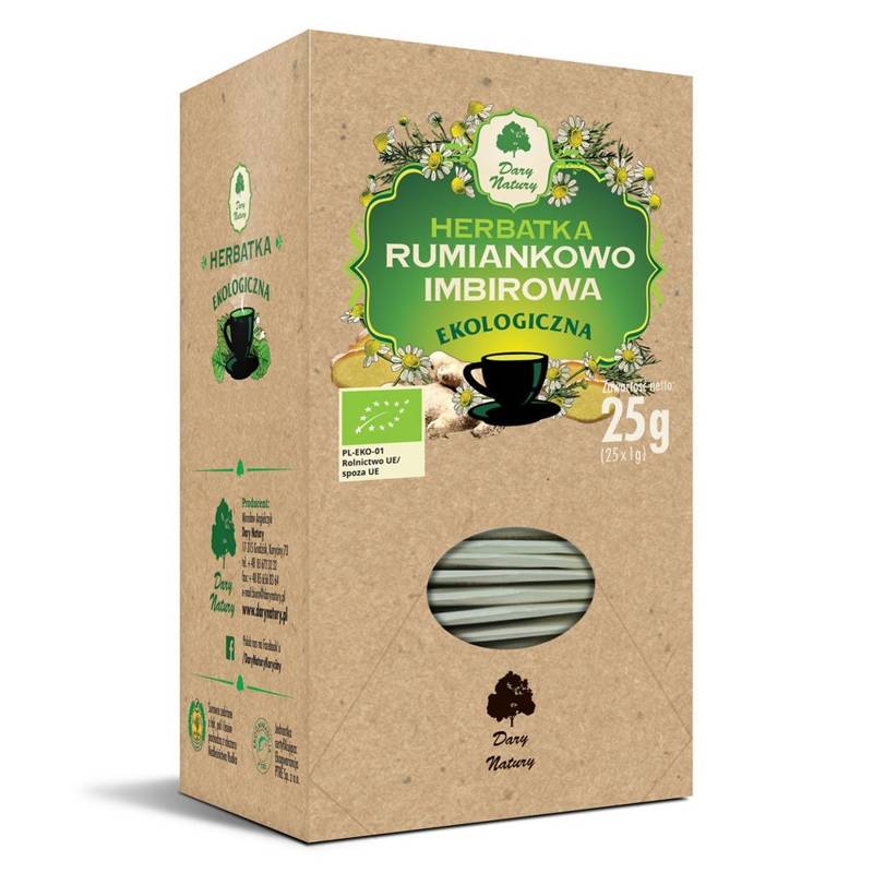 Herbatka rumiankowo imbirowa  25 g Bio - Dary Natury