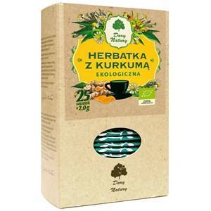 Herbatka z kurkumą (25 x 2 g) BIO - Dary Natury