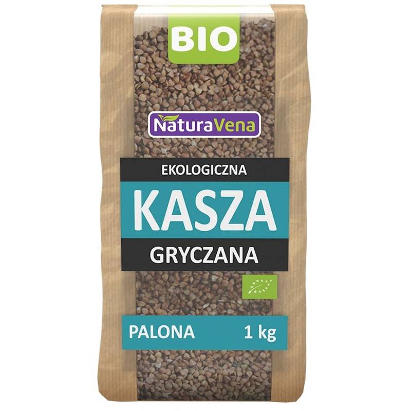 KASZA GRYCZANA PALONA BIO 1 kg - NATURAVENA