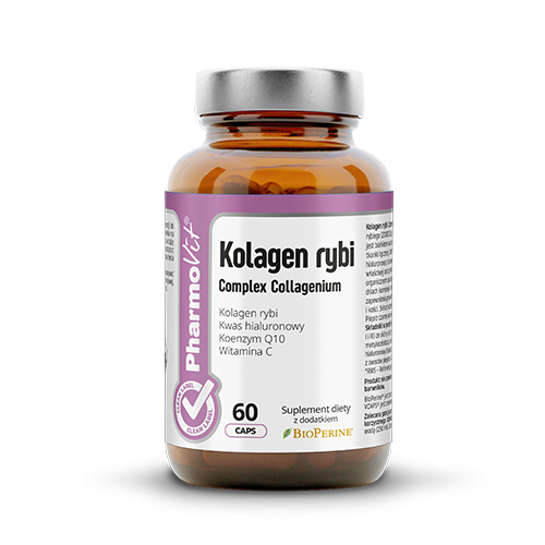 KOLAGEN RYBI COMPLEX BEZGLUTENOWY 60 KAPSUŁEK 38,76 g - PHARMOVIT (CLEAN LABEL)