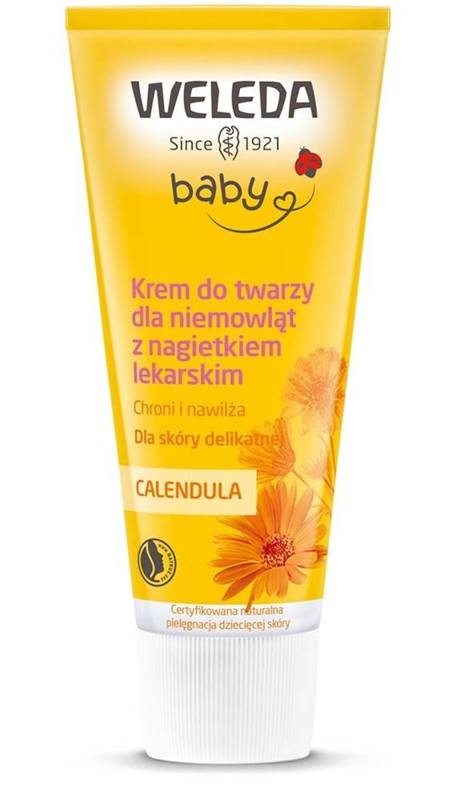 KREM DO TWARZY DLA NIEMOWLĄT Z NAGIETKIEM LEKARSKIM ECO 50 ml - WELEDA