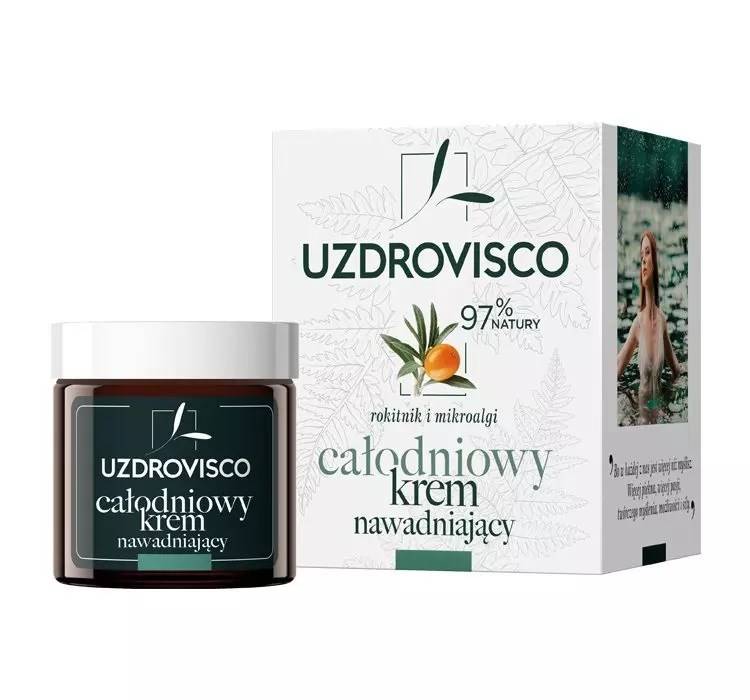 KREM DO TWARZY NAWADNIAJĄCY Z MIKROALGAMI 50 ml - UZDROVISCO (ROKITNIK)