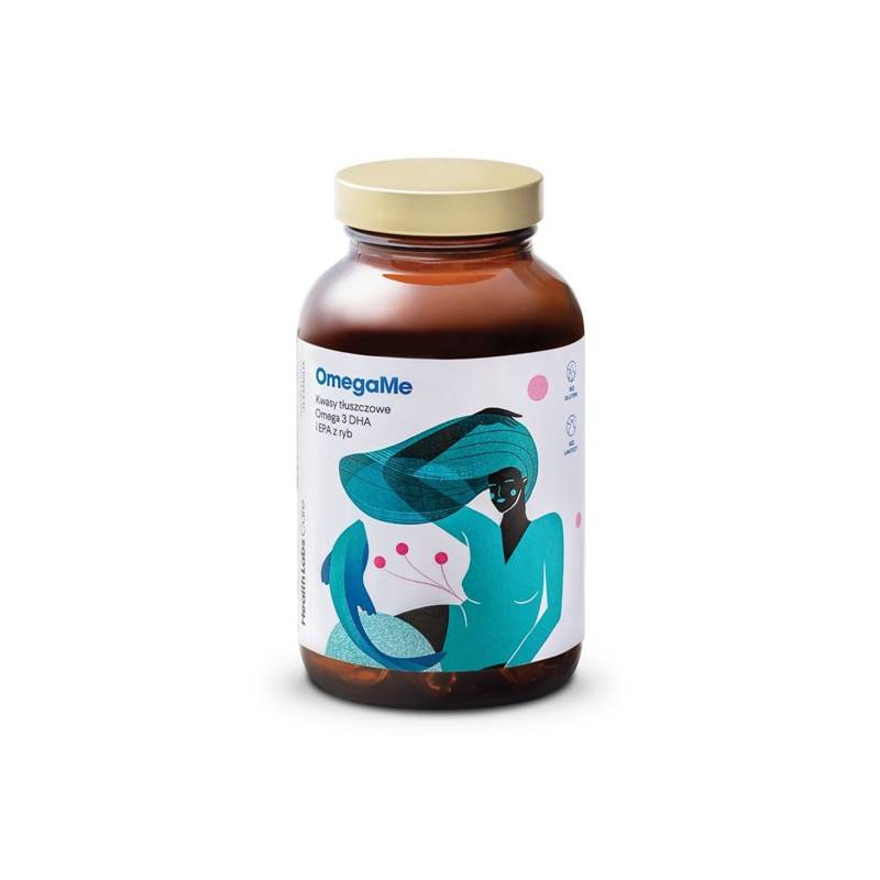 KWASY TŁUSZCZOWE OMEGA-3 Z RYB (OMEGA ME) 60 KAPSUŁEK - HEALTH LABS CARE