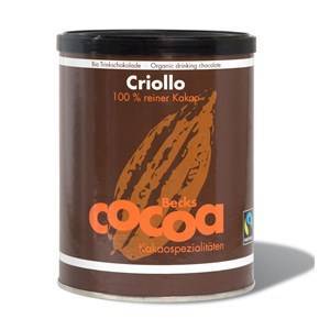 Kakao criollo w proszku fair trade BIO bezglutenowe 250g - Becks Cocoa