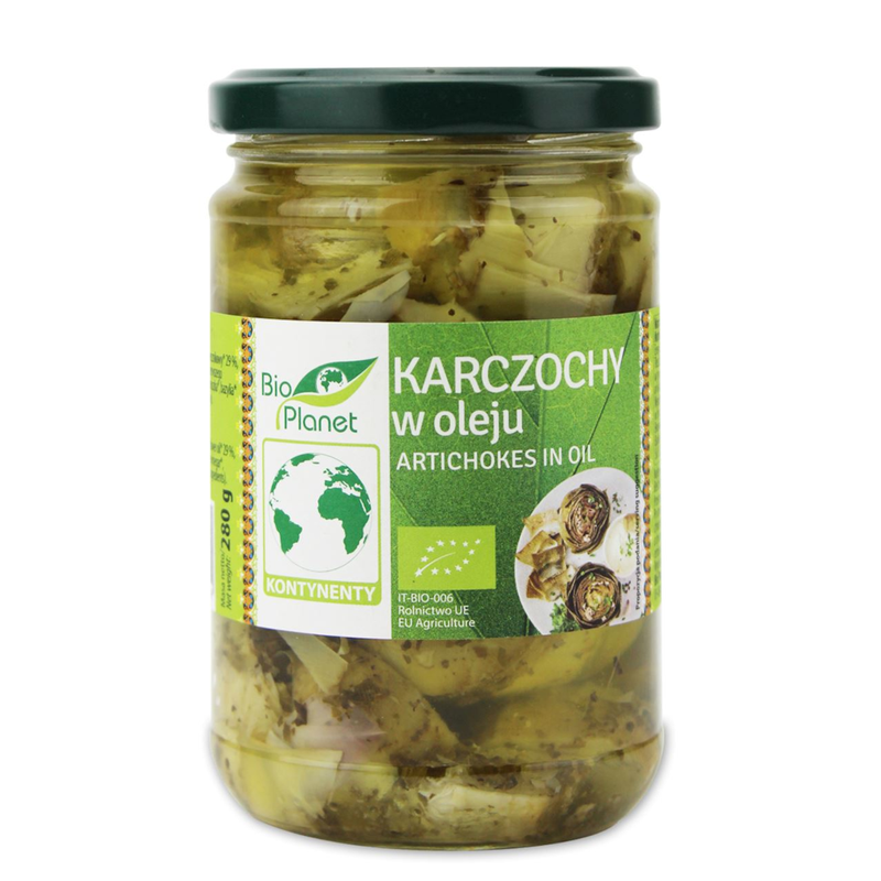 Karczochy w oleju BIO 280g - Bio Planet