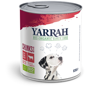 Karma dla psa z wołowiną, pokrzywą i pomidorem BIO 820g-YARRAH
