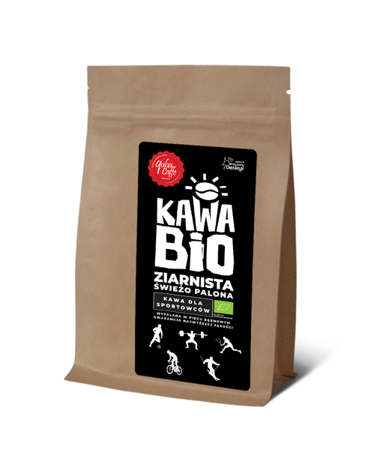 Kawa ziarnista Quba Caffe 250g dla sportowców BIO - Quba Caffe