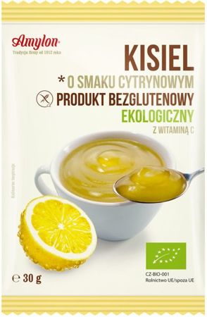 Kisiel cytrynowy bezglutenowy BIO 30g AMYLON