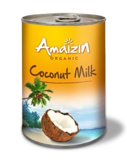 Kokosowa alternatywa mleka w puszce (17% tłuszczu) BIO 400ml - Amaizin