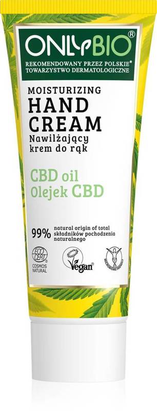 Krem do rąk nawilżający olejek CBD 75ml - Only Bio