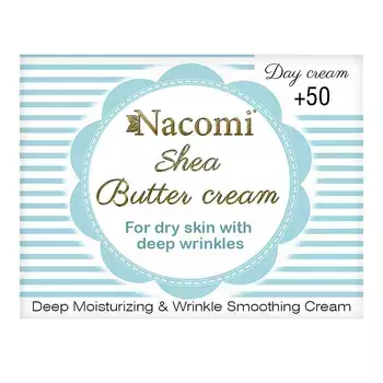 Krem na dzień z masłem shea i kwasem hialuronowym 50ml - Nacomi