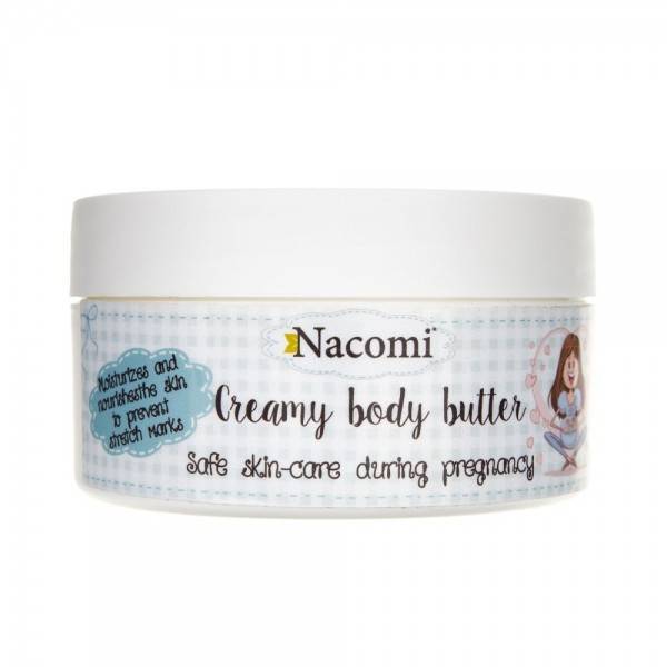 Kremowe masło do ciała dla kobiet w ciąży 100g - Nacomi