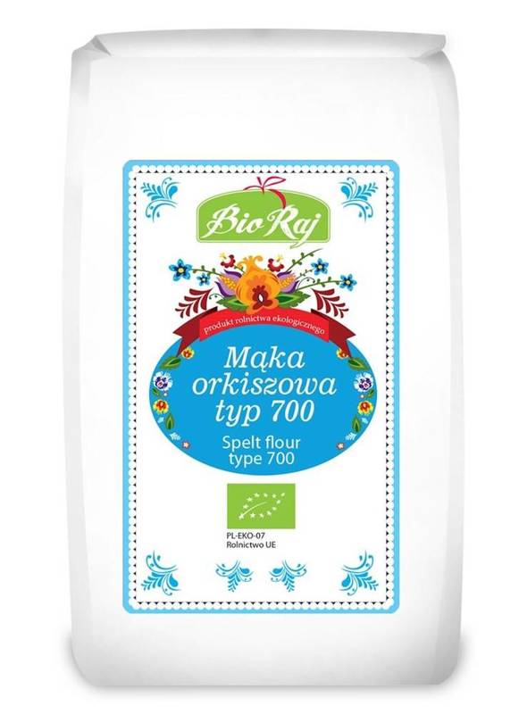 MĄKA ORKISZOWA TYP 700 BIO 500 g - BIO RAJ