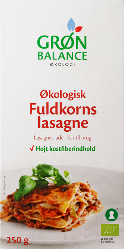 MAKARON (SEMOLINOWY RAZOWY) LASAGNE BIO 250 g - GRON BALANCE