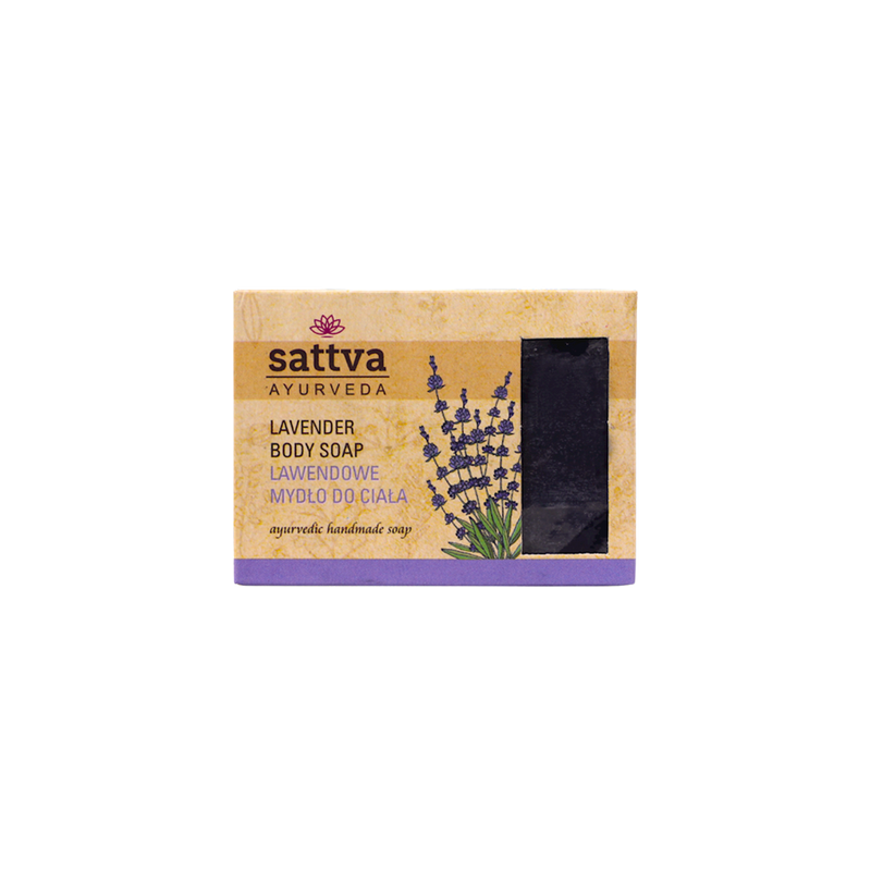 MYDŁO W KOSTCE DO CIAŁA LAWENDA 125 g - SATTVA