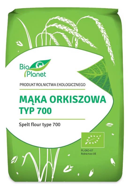 Mąka orkiszowa TYP 700 BIO 1 kg - Bio Planet