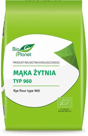 Mąka żytnia typ 960 BIO 1kg - Bio Planet