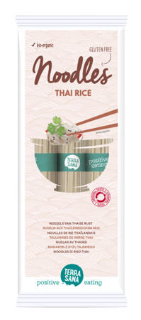 Makaron ryżowy z ryżu tajskiego bezglutenowy BIO 250g - Terrasana