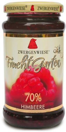 Mus malinowy (70% owoców ) bezglutenowy Bio 225g - Zwergenwiese