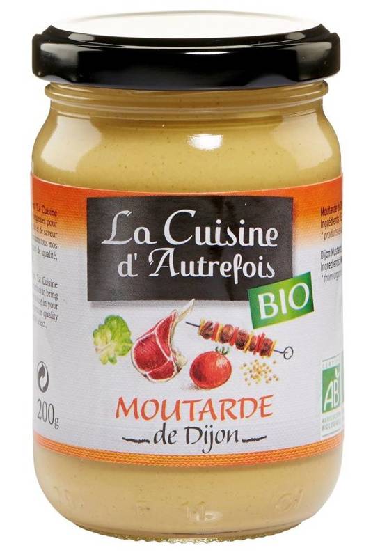 Musztarda Dijon BIO 200g - La Cuisine D Autrefois