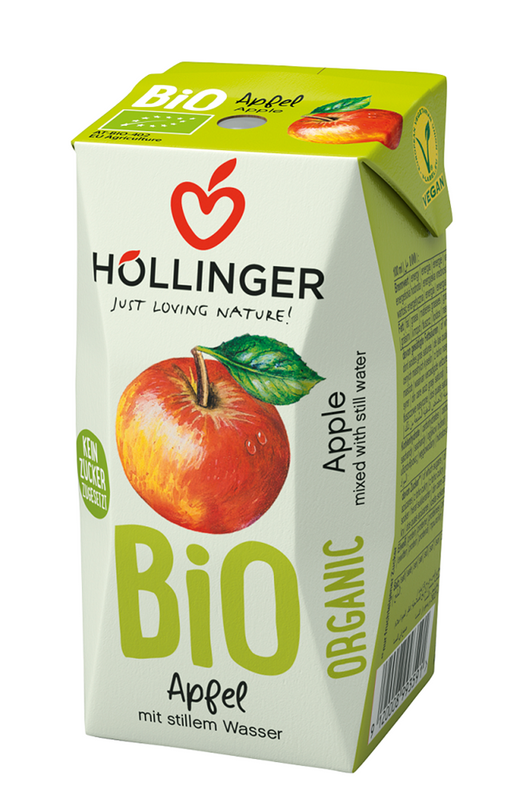 NEKTAR JABŁKOWY BEZ DODATKU CUKRÓW BIO 200 ml - HOLLINGER